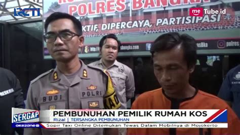 Dendam Cemburu Pemilik Kos Dibunuh Karyawannya Di Bangka Sergap 26