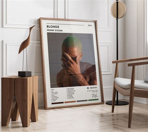 Frank Ocean Blonde Album Cover Poster Frank Ocean Blonde Poster Sold By Empty Handed Slump