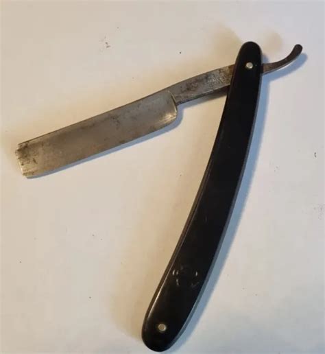 Ancien Rare Coupe Choux Rasoir Straight Razor Rasoio Carl Rader