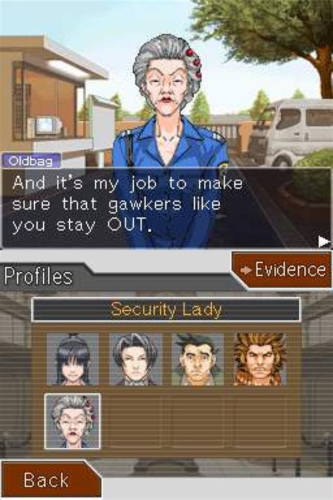 Phoenix Wright Ace Attorney Ds Screenshots