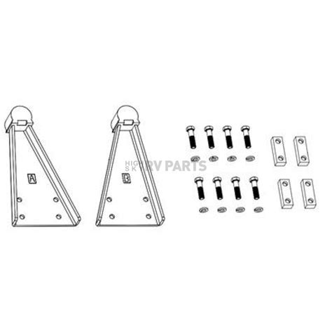 B&W Trailer Hitches 5Th Wheel Hitch Mount Kit - RVB3710 | highskyrvparts.com