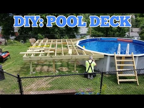 How To Build A Pool Deck Above Ground Easy Diy Guide