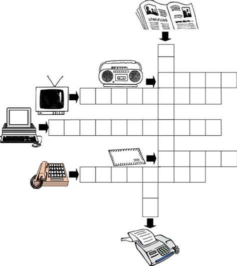 Herramientas de la comunicación Crucigrama de la comunicación