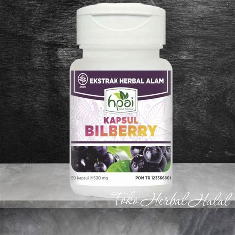 Jual Bilberry Hni Hpai Isi Kapsul Herbal Untuk Menguatkan Imun Dan