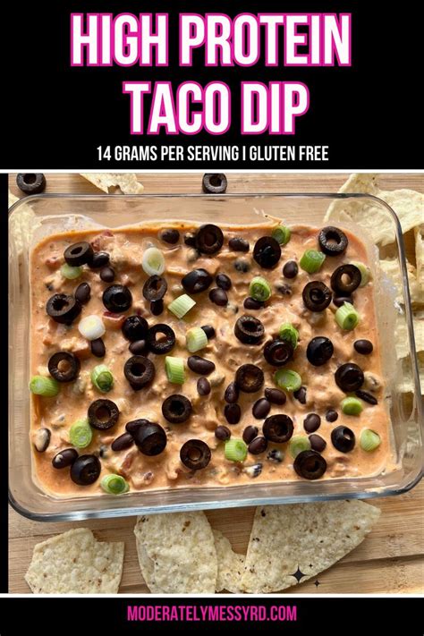 High Protein Taco Dip {with Cottage Cheese} Moderately Messy Rd Recipe High Protein