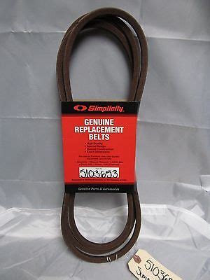 Oem Simplicity Lawn Mower Belt Yp Ebay