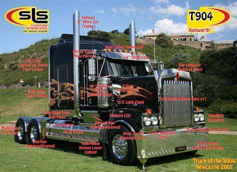 Kenworth T904 | First place at Newcastle Truck Show - Stainl… | Flickr