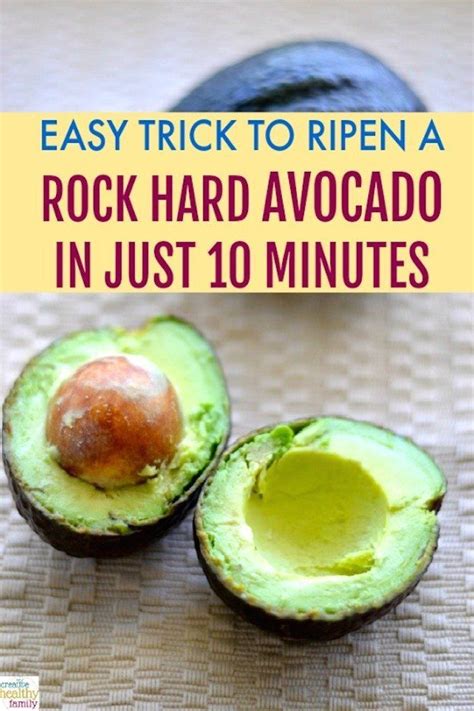 Is Your Avocado Too Hard Learn How To Ripen A Rock Hard Avocado In Just 10 Minutes A Simple