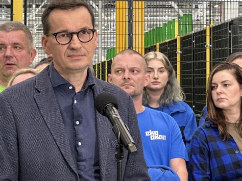 Wizyta Mateusza Morawieckiego w Wodzisławiu Śląskim Premier rządu