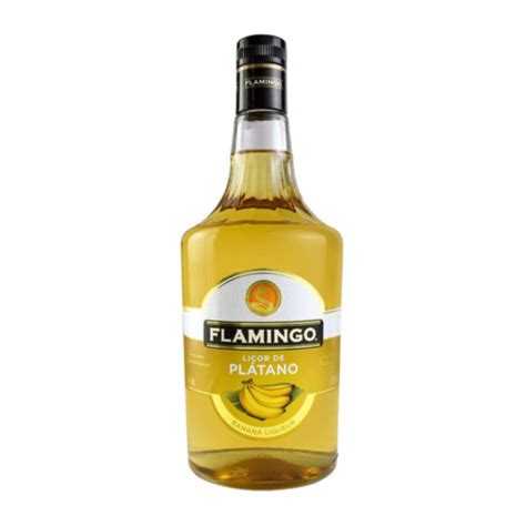 Licor Flamingo Platano 1000 Ml La Cava Vinos Y Licores