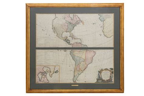 Laurie And Whittle A New Map Of The Whole Continent Of America Divided