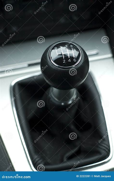 Six Speed Gear Shifter In Car Stock Image Image Of Choice Leather