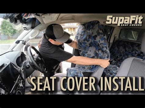 How To Install Seat Covers Toyota Hilux Sr N Kun Youtube