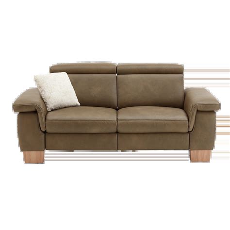 Steinpol Polsteria Relaxa Elegantes Sofa In Olive Mit Massiv