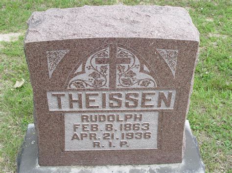 Rudolph Theissen 1863 1936 Find A Grave Memorial