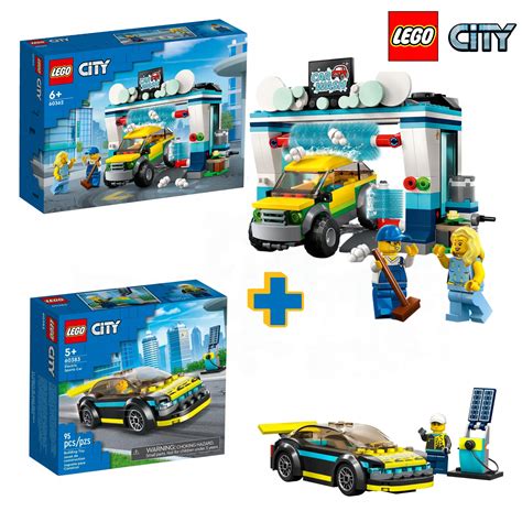 Klock Lego City Myjnia Samochodowa Samoch D Elektryczny