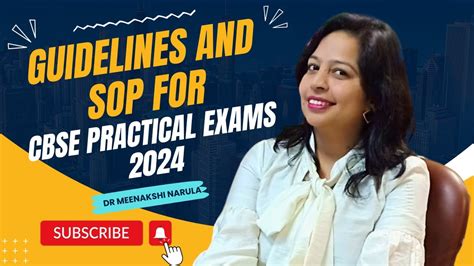 Guidelines And Sops For Cbse Board Practical Exams 2024 X And Xii