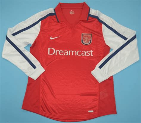 Arsenal 2000 02 Home Long Sleeve