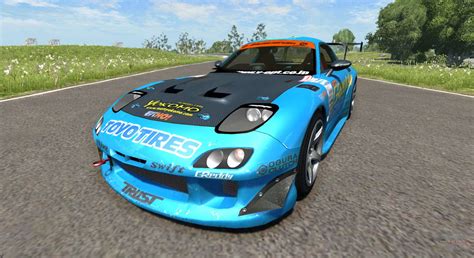 Mazda Rx 7 Drift Greddy For Beamng Drive