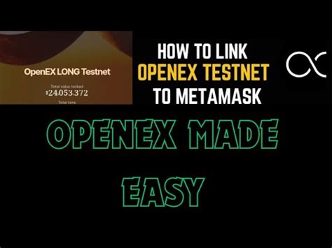 Openex Long Testnet Guide Youtube