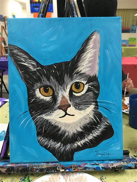 Paint Your Pet Brisbane Paint And Sip Class Paint Your Pet Brisbane