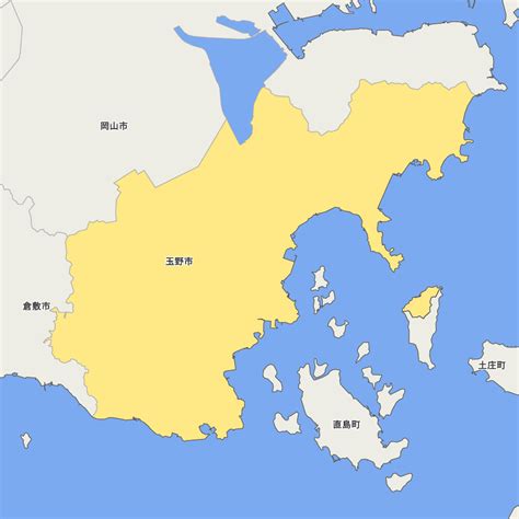 岡山県玉野市の地図 Map It マップ・イット