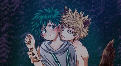 Wolf Bakugou Katsuki × Midoriya Izuku