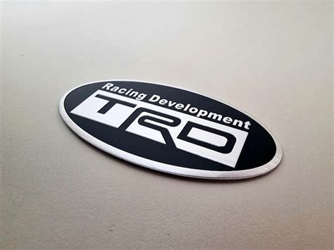 Toyota TRD 3D Metal Badge Logo Emblem Sticker Graphic Decal Etsy