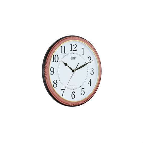 Brown Designer Sweep Second Clock Orpat