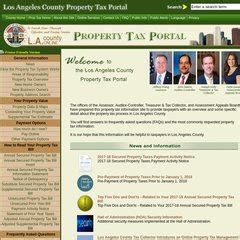 www.Lacountypropertytax.com - Los Angeles County Property Tax Website