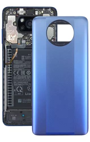 Tapa Trasera De Batería Azul Original Para Xiaomi Poco X3 Pr Cuotas