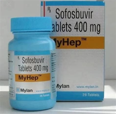 Mylan Sofosbuvir Tablets Mg My Hep Packaging Type Bottle