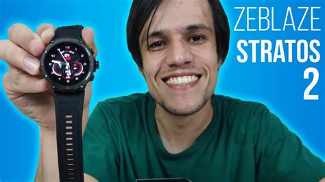 Zeblaze Stratos Review Completo Tela Amoled Gps Muita Bateria