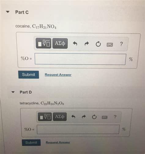 Solved Calculate The Percentage By Mass Of Oxygen In The Chegg