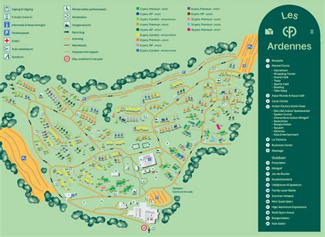 Center Parcs Les Ardennes Plattegrond Map Vakantieparken Tips