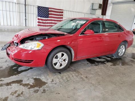 2007 Chevrolet Impala Lt For Sale Mn St Cloud Mon Nov 27 2023 Used And Repairable