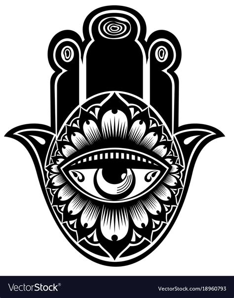 Hamsa Royalty Free Vector Image Vectorstock