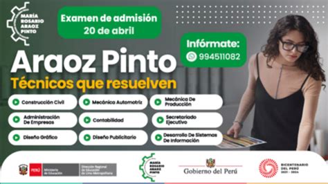 Instituto Araoz Pinto Convoca A Examen De Selecci N Para Admisi N