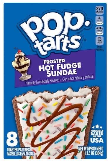 Pop Tarts Frosted Variety Pack 135oz Pack Of 4 Hot Fudge Sundae Smores Chocolate Fudge