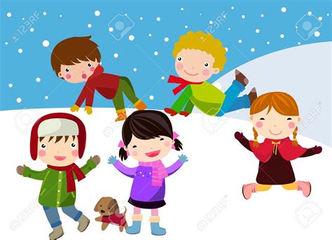 winter kids playing clipart 10 free Cliparts | Download images on ...