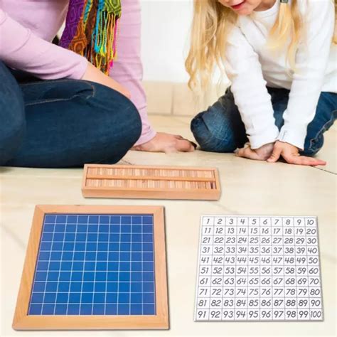 PLATEAU DE COMPTAGE De Nombres En Bois Montessori 1 100 Jeux