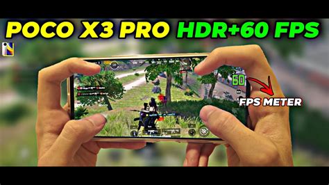 HDR 60 FPS POCO X3 PRO HDR 60 FPS PUBG MOBİLE TEST WITH FPS