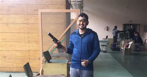 Shooting Nationals Anish Bhanwala Betters Own Rapid Fire Pistol