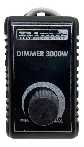 Controlador Eletrônico Dimer Dimmer Rotativo 3000w MercadoLivre