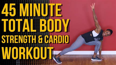 45 Minute Full Body Sculpting Workout Intense Cardio Strength Training Follow Along Youtube