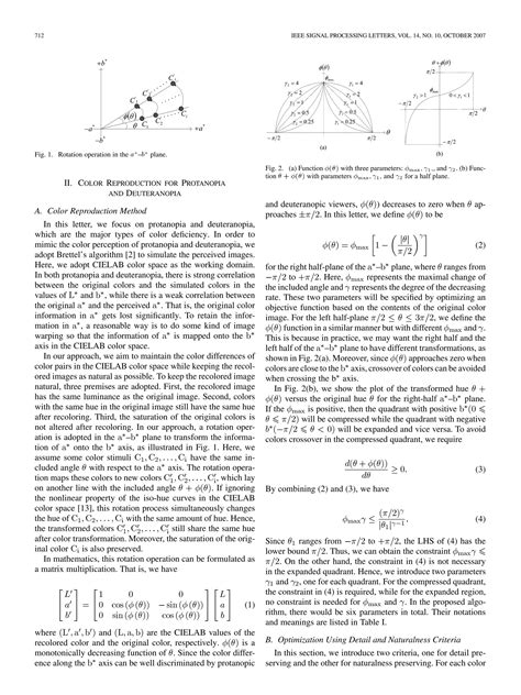 Information Preserving Color Transformation For Protanopia And