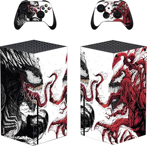 Vanknight Xbox Series X Console Controllers Skin Decals Stickers Wrap Vinyl For Xbox Series X