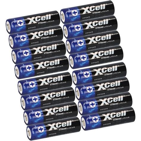 Xcell 16x Xtreme Lithium Batterie Aa Mignon Fr6 L91 Xcell 4x 4er Blister Batterie