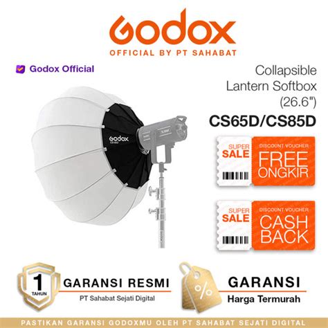 Jual Godox Collapsible Lantern Softbox 26 6 CS65D Cs 65d CS85D