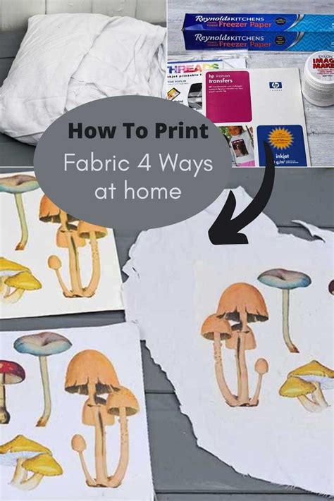 How To Print On Fabric At Home Four Easy Ways Printing On Fabric